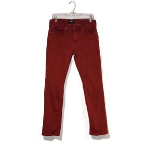 PAIGE Pants Federal Women's Red Skinny Fit Jeans Size 31